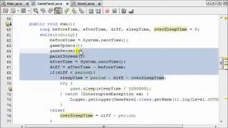 Sleeping Threads - #7 - Intermediate Java Game Programming Tutorials (TheJavaHub)