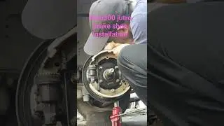 hino300 jutro front wheel brake shoe