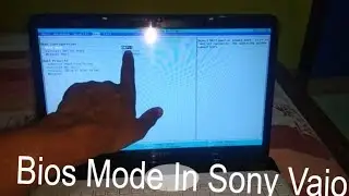 Bios Setup In Sony Vaio Laptop...Alert...?🙄🙄