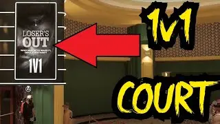 1v1 Court in NBA 2k23 next gen (LOCATION)