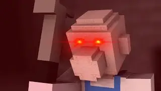 Wallace Hammering but it's Minecraft