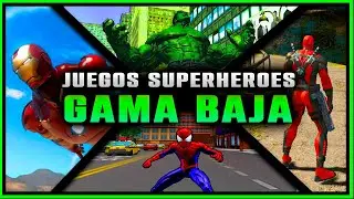 🎮 10 MEJORES JUEGOS de Superhéroes Para PC de BAJOS RECURSOS 🦸‍♂ [GRÁFICAZOS con POCOS REQUISITOS] 🚀
