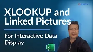 (STEP BY STEP) XLOOKUP and Linked Pictures for Interactive Product Images Display