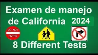 Examen de manejo de California 2024 - EXAMEN DE MANEJO ESCRITO EN ESPAÑOL 2024/DMV