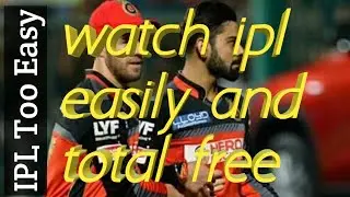 How to watch ipl in mobile |No app Total free