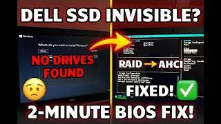 DELL LAPTOP SSD NOT SHOW DURING WINDOW IN BOOT SETUP HOW TO FIX IT 2026
