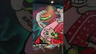 Pinturas com sprays reprodução pop art /comercial 22