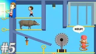 Pin Rescue - Pull The Pin Gameplay Walkthrough All Level 151-185 ios/Android
