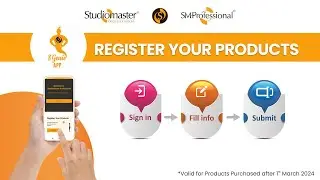 S.Genie App - Easy #Warranty #Registration! #studiomasterProfessional