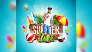 Picsart Photo Editing Tutorial | Create Summer Flyer in Picsart | PicsArt Editing 2018