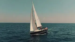 Greece islands by sailboat 2021 | 4k Drone footage