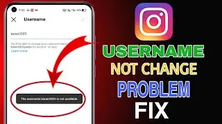 Instagram username not available problem | Instagram username not change problem 2023 |