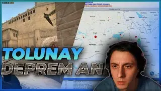 Tolunay Ören Canlı Yayında Deprem Anı (uzun versiyon)