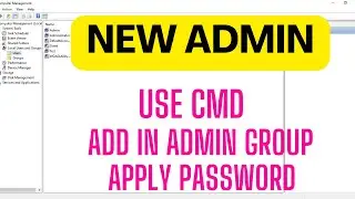 Create a New Administrator Using CMD in Windows 10 | How to Create An Admin User Account Using CMD