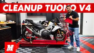 $900 Handlebar CLEANUP | Motomillion Aprilia Tuono V4