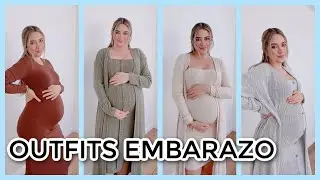 Probandome ropa de embarazo SHEIN