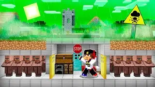 EPIC BURNING ACID RAIN vs. Doomsday Bunker in Minecraft Сhallenge