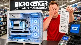 I Built a MAXED Out Gaming PC From Microcenter!