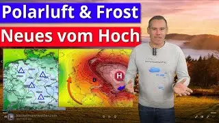 Schwung Polarluft, Frost und neues vom Hoch nächste Woche