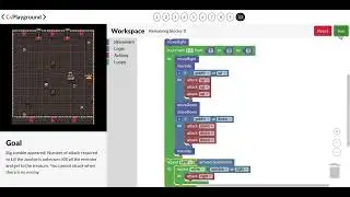 Blockly Game - Dungeon 10 (2) - [STEM Coding and Games - CS Playground]