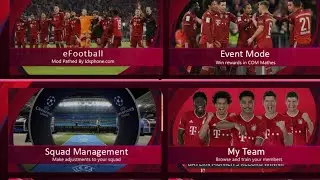 Bundesliga Bayern Munich Patch PES 2021 MOBILE V6.6.0 NEW GRAPHICS