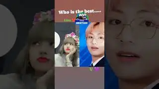 Who is your favorite___. 🖤  or 💜•••••#taehyung #v #jk #lisa #blackpink #blink #ytshorts