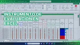 ¿Cómo crear un instrumento de evaluación en Excel?