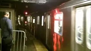 Noisy NYC Subway 5 Train Entering 149 Street -- Grand Concourse Station