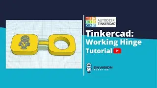Tinkercad Tutorial - Create a Working Hinge for 3D Printing (Advanced)