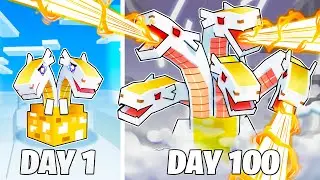 I Survived 100 Days as a HYDRA GOD in HARDCORE Minecraft!