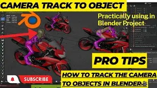 how to make camera follow and track object in blender - camera follow path in blender easy