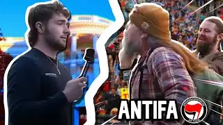 Antifa Thugs Trap Me in a Corner