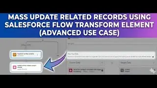 FLOW42: Mass Update Related Records Using Transform Element in Salesforce flow || Advanced Use Case