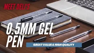 Deli Gel Pen 0.5mm by Deli, Your Best Mate!