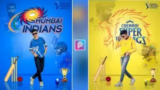 Ipl All Team Photo Editing 2025 | Ipl Photo Editing | Picsart Ipl Team Photo Editing 2025 