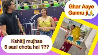 Hain kshitij mujhse 5 saal chota hai ?? / Ghar Aaye Ganpati ji / or zoe ka Attack 🤪 