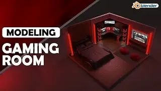 Gaming Room in Blender 2.92 | 3D Modeling