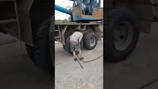 Бортировка колес автокрана