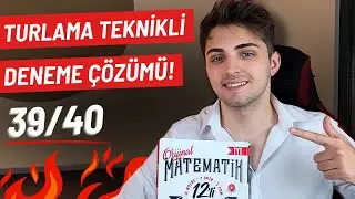 TURLAMA TEKNİKLİ TYT MATEMATİK DENEME ÇÖZÜMÜ 🔥 | HIZLANMAK İÇİN İZLE! | 