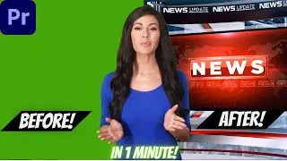 How To Remove Green Screen in Premiere Pro | IN A MINUTE.