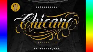 Urban Fonts: Chicano Vol. 02 | Tattoo style