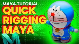 How to QUICK (AUTO) rig in MAYA 😱😎 by @4vrtex  | BEGINNERS LEVEL TUTORIAL