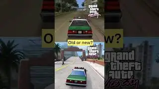 GTA Trilogy (OG) vs GTA Trilogy definitive edition - Police car(comparison) 