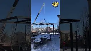 Steel Pergola Installation