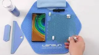 Lensun 360 Full Coverage Best Screen Protector for Huawei Mate 30 pro Waterfall screen