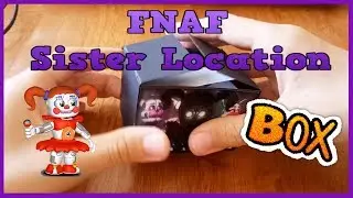 Коробочка FNAF Sister Location Пять брелочков