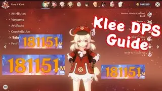 Klee Burst DPS Build Guide | Genshin Impact