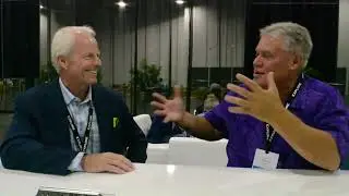 Infinidat's Eric Herzog with Veeam's Courtney Pitts | VMware Explore 2023