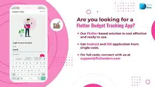 Flutter Budget Tracking App