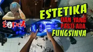 Pasang Lampu Led Jok Motor | Nyala Otomatis Saat Dibuka